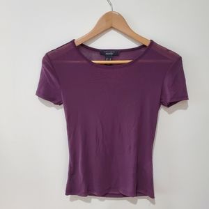 Purple mesh top (fits Small)